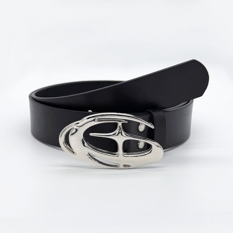 Off White Belt - Y2K Punk Gothic Waist Belts, Delicate