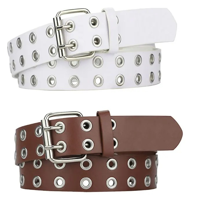 Streetwear Brand Belts - Women Punk Goth Belts Brand Leather
