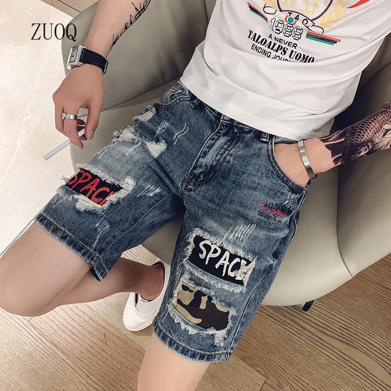 Summer New Denim Shorts Men Vi - огляд і ціна Streetwear Brand Shorts