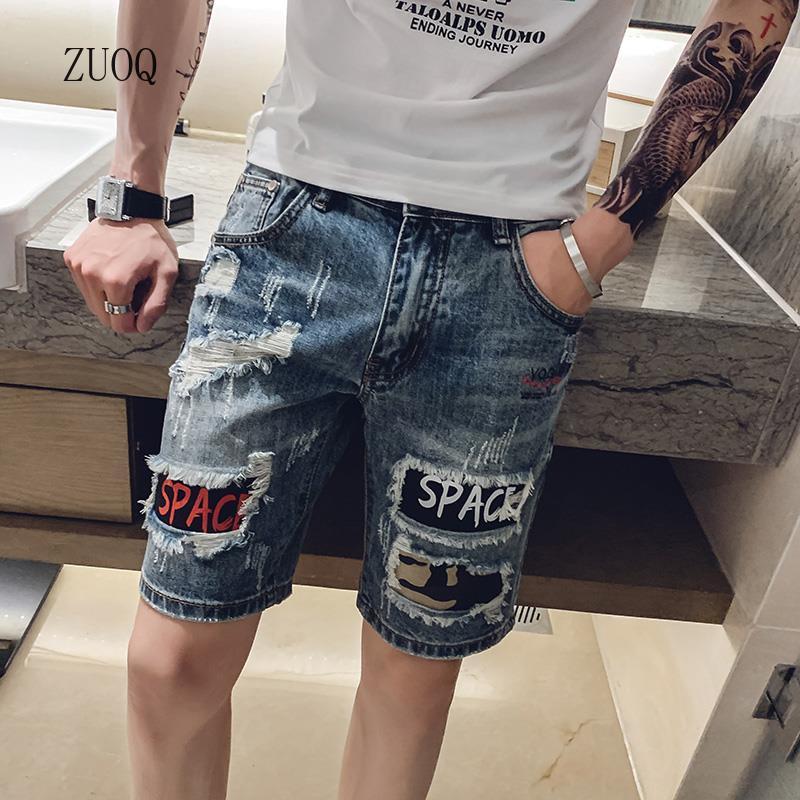 Summer New Denim Shorts Men Vi - огляд і ціна Streetwear Brand Shorts