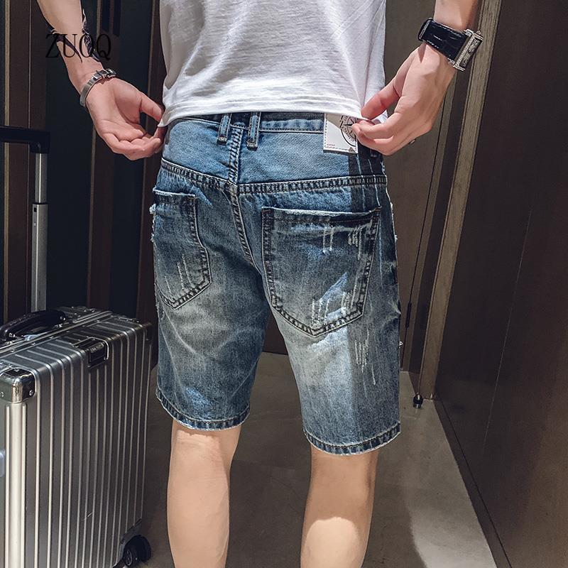 Summer New Denim Shorts Men Vi - огляд і ціна Streetwear Brand Shorts