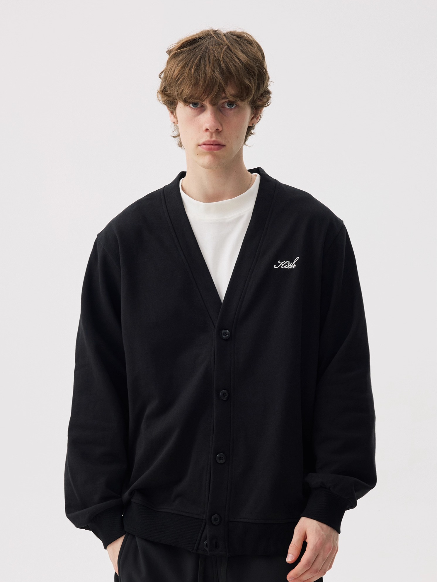 KITH Button-Up V-Neck Knitted  - огляд і ціна Kith Sweater Knit