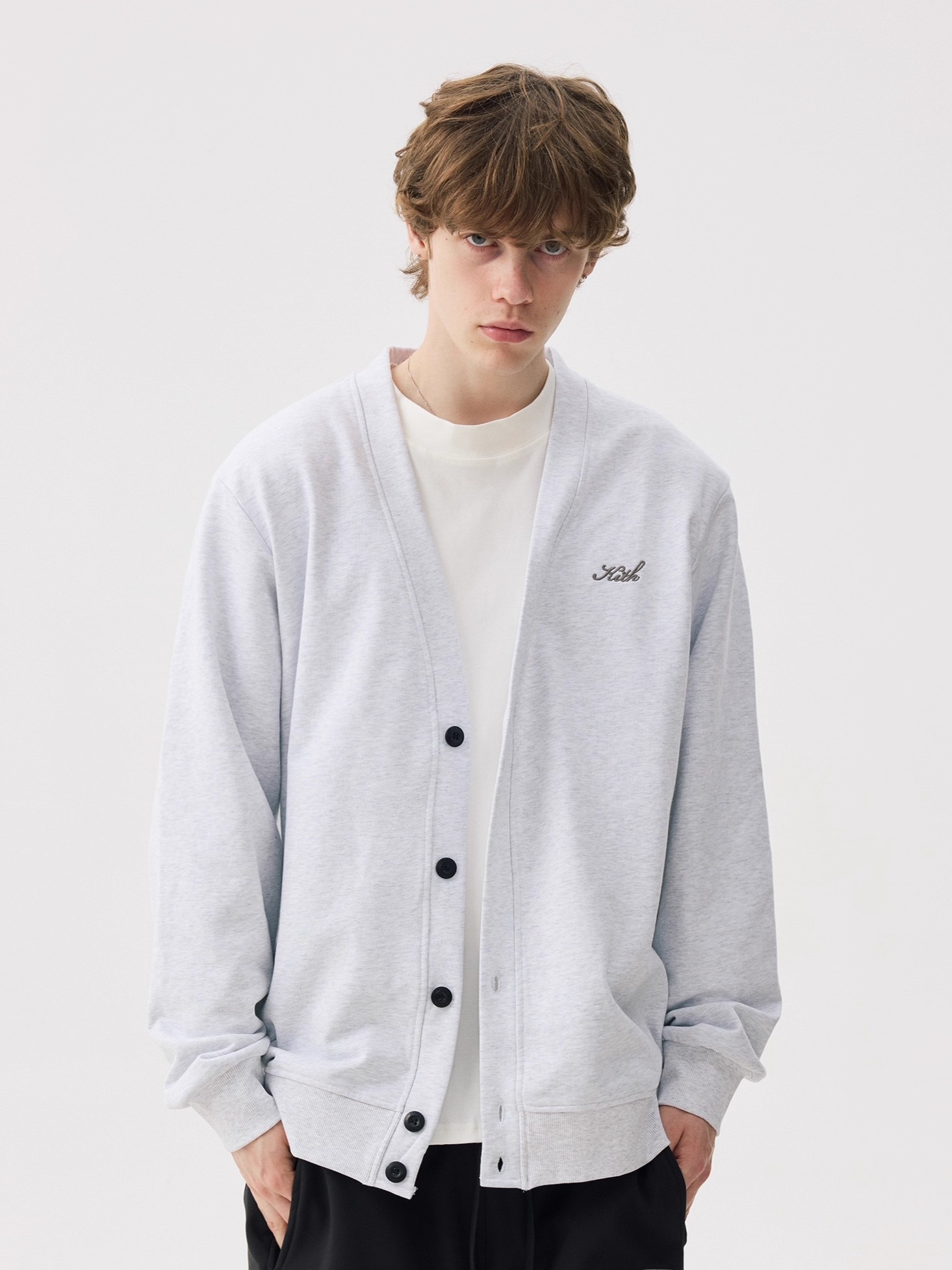KITH Button-Up V-Neck Knitted  - огляд і ціна Kith Sweater Knit