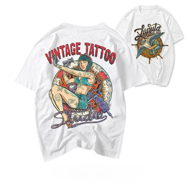 Hot T-shirt European and Ameri - огляд і ціна Streetwear Brand Niche