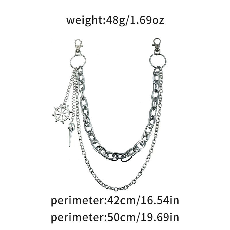 1Pc punk style halloween goth  - огляд і ціна Off White Belt