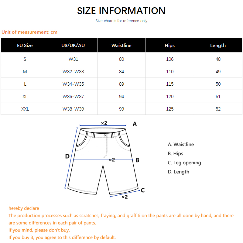 Hip-Hop Streetwear Men's Denim - огляд і ціна Streetwear Brand Shorts