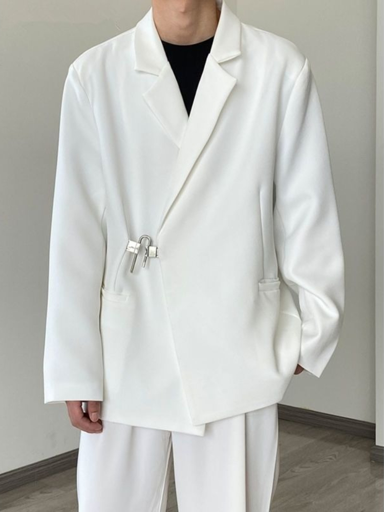Men's White Casual Blazer Set  - огляд і ціна Streetwear Brand Niche