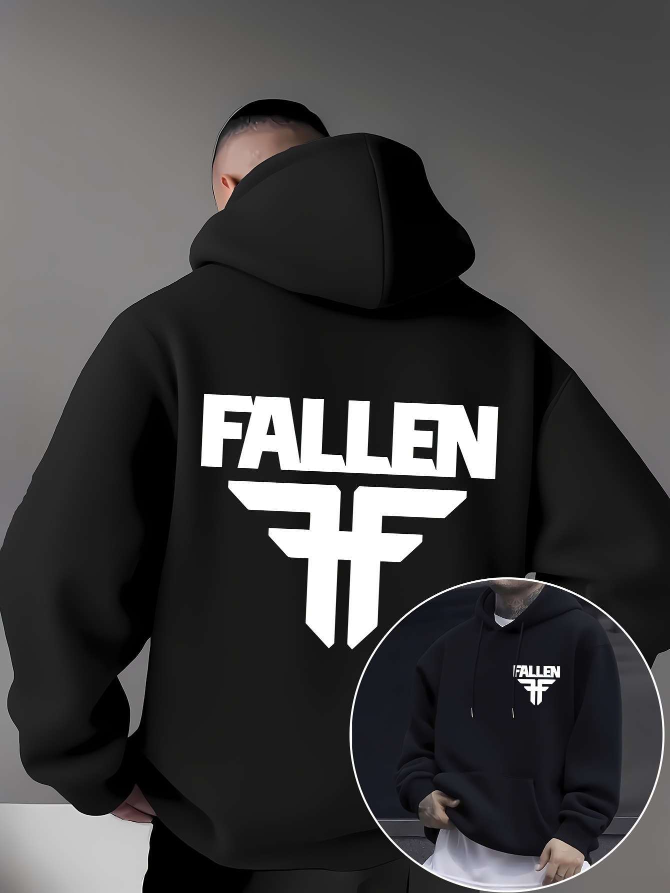Skate Style FALLEN Hoodie for  - огляд і ціна Streetwear Brand Logo Design