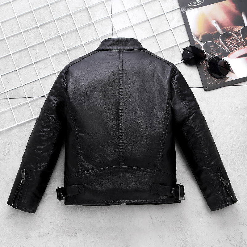 Boys Motorcycle Pu Leather Wat - огляд і ціна Streetwear Brand Logo Design