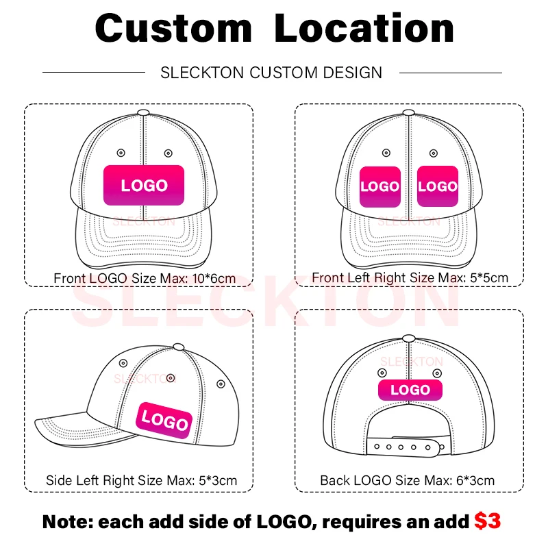SLECKTON Custom Logo Caps Fash - огляд і ціна Stussy Bucket Hat