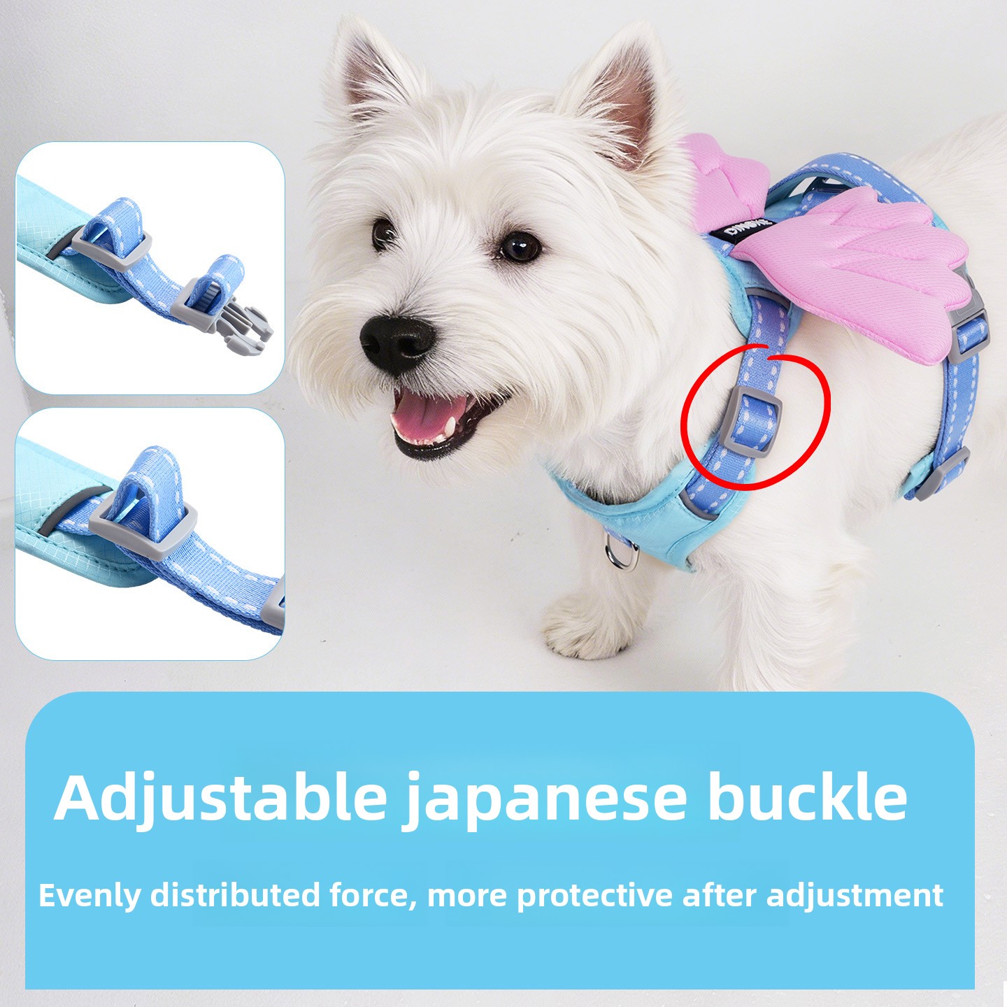 Anti-pull pet harness, escape- - огляд і ціна Off White Belt