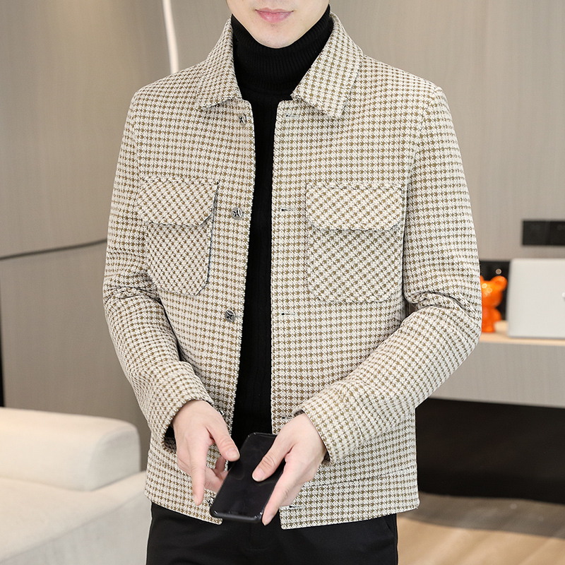 Brand Winter Plaid Woolen Jack - огляд і ціна Streetwear Brand For Men