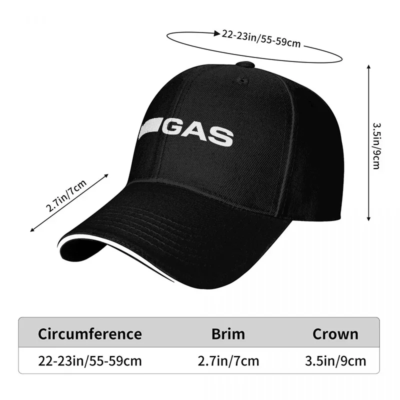 New GAS Brand Logo Black Baseb - огляд і ціна Streetwear Brand Logo Design